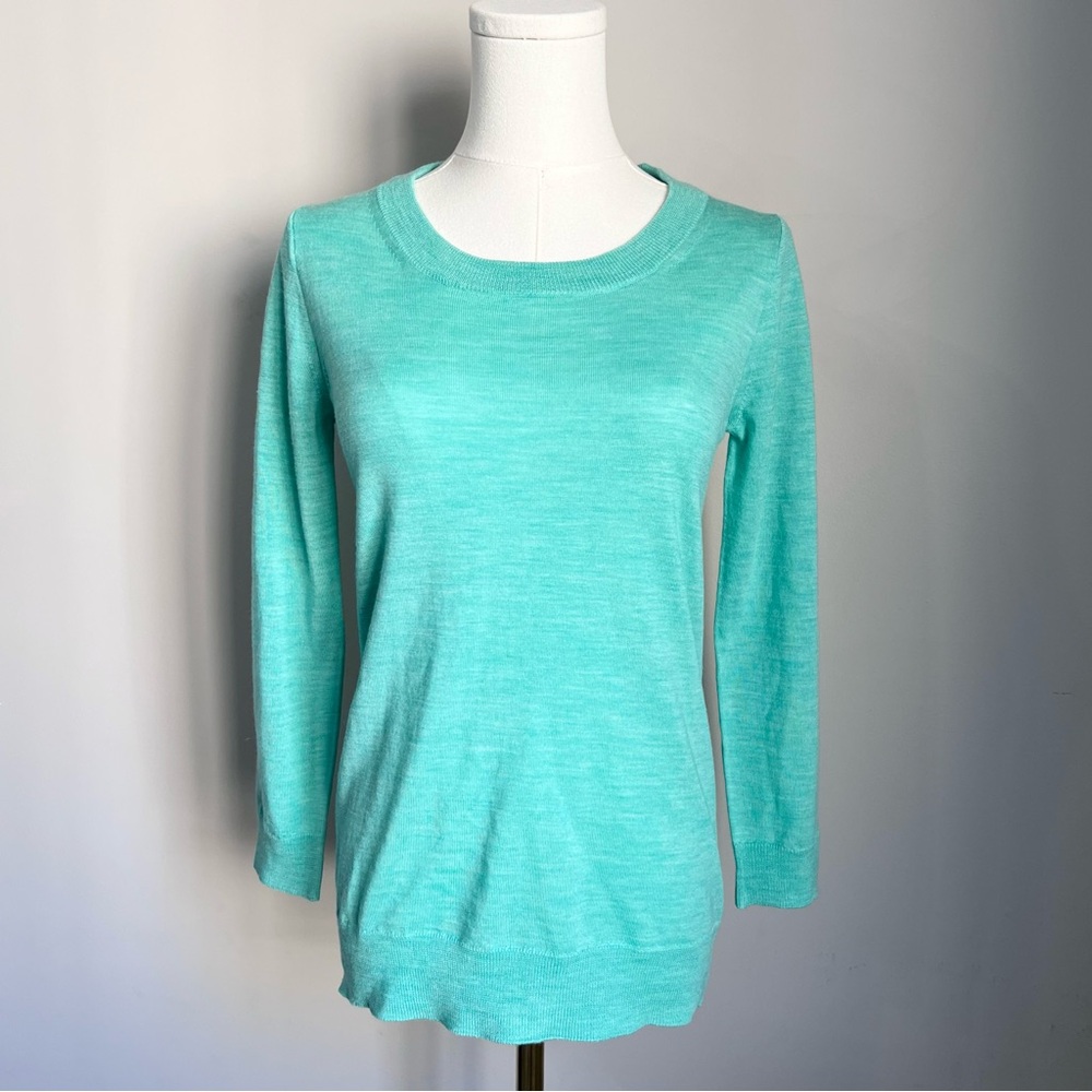 J. Crew Merino Wool Three Quarter Sleeve Sweater Size XS